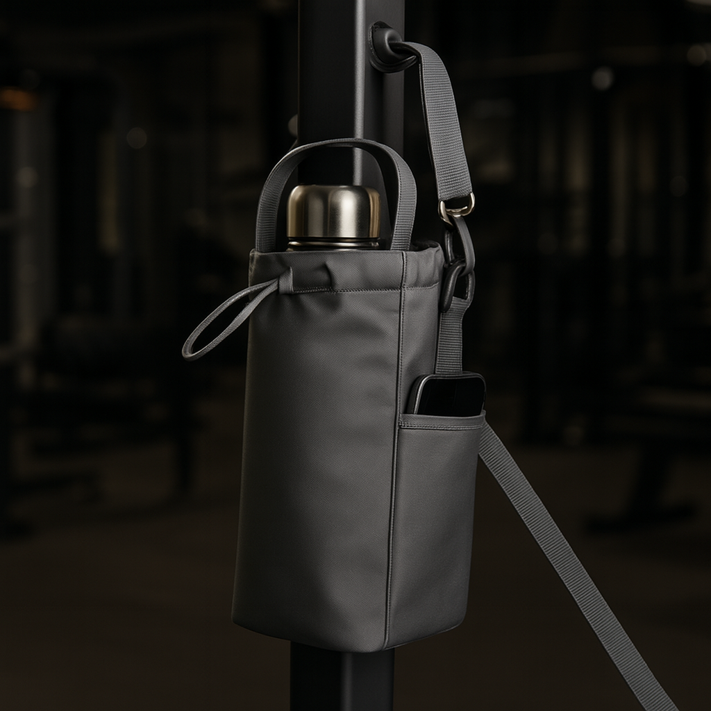 Small magnetic gym bag